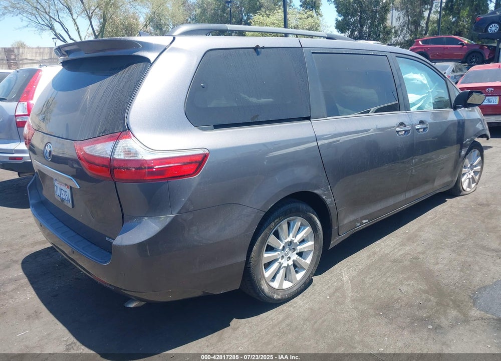 2015 TOYOTA SIENNA LIMITED PREMIUM 7 PASSENGER VIN: 5TDYK3DCXFS625384