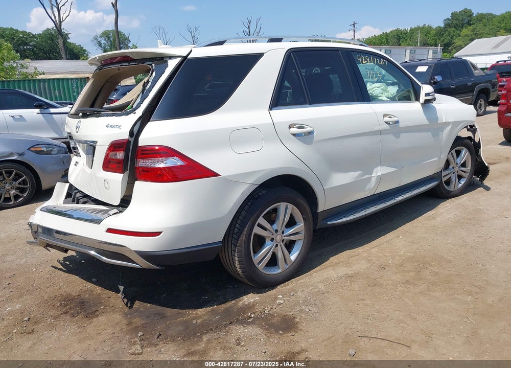 2013 MERCEDES-BENZ ML 350 4MATIC VIN: 4JGDA5HB0DA243529