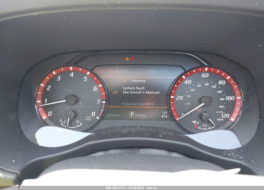 2025 NISSAN FRONTIER VIN: 1N6ED1EK0SN625608