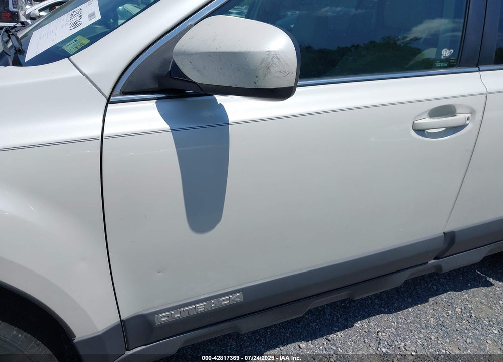 2011 SUBARU OUTBACK VIN: 4S4BRBCC3B3357332