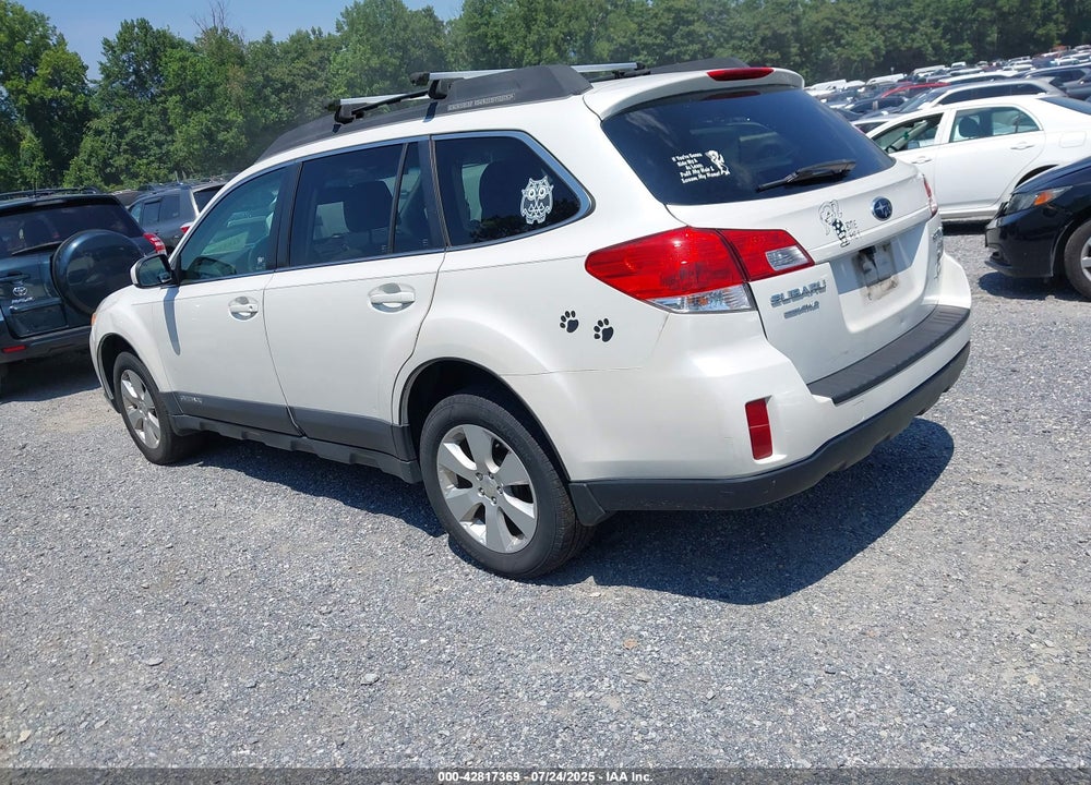 2011 SUBARU OUTBACK VIN: 4S4BRBCC3B3357332
