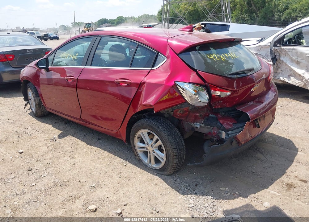 2017 CHEVROLET CRUZE VIN: 3G1BE6SM3HS566454