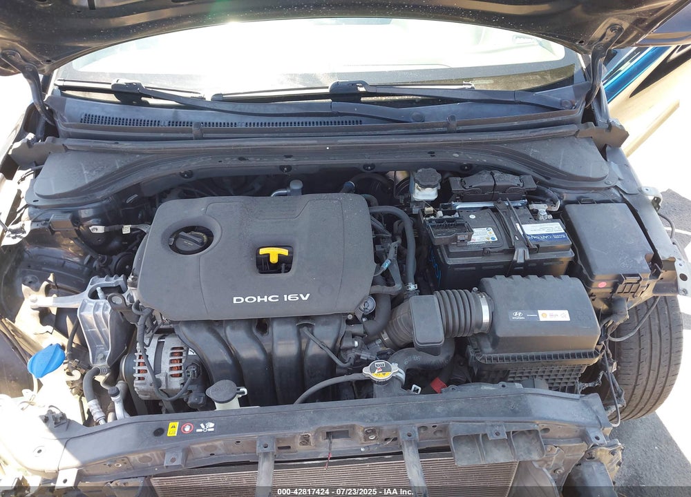 2017 HYUNDAI ELANTRA SE VIN: KMHD74LF4HU089608