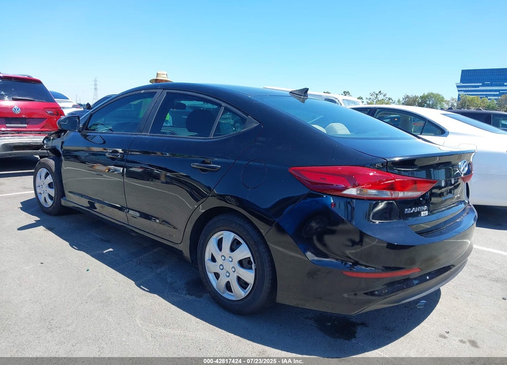 2017 HYUNDAI ELANTRA SE VIN: KMHD74LF4HU089608