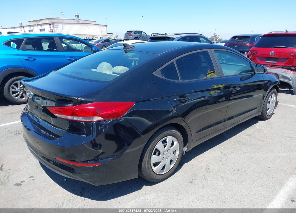 2017 HYUNDAI ELANTRA SE VIN: KMHD74LF4HU089608