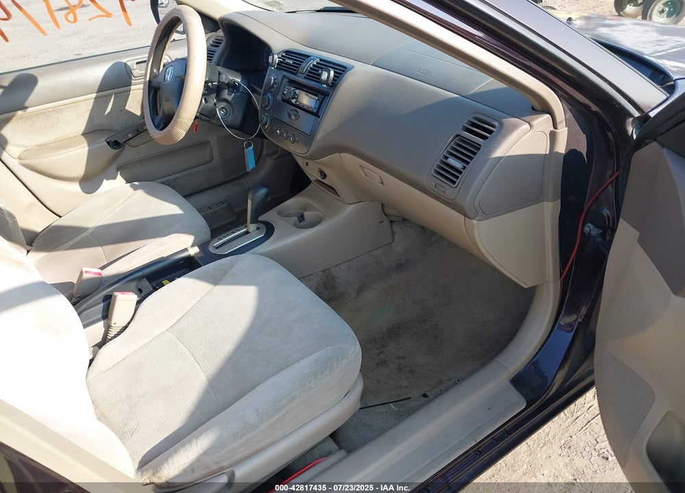 2001 HONDA CIVIC VIN: 2HGES26761H591515