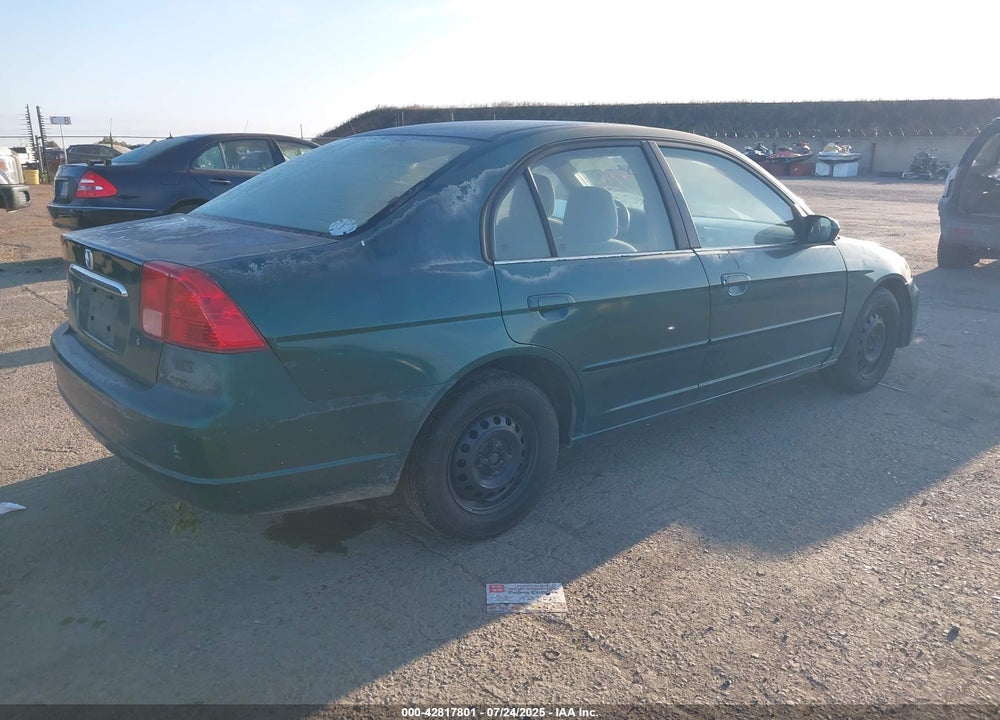 2001 HONDA CIVIC EX VIN: 2HGES26701H610303