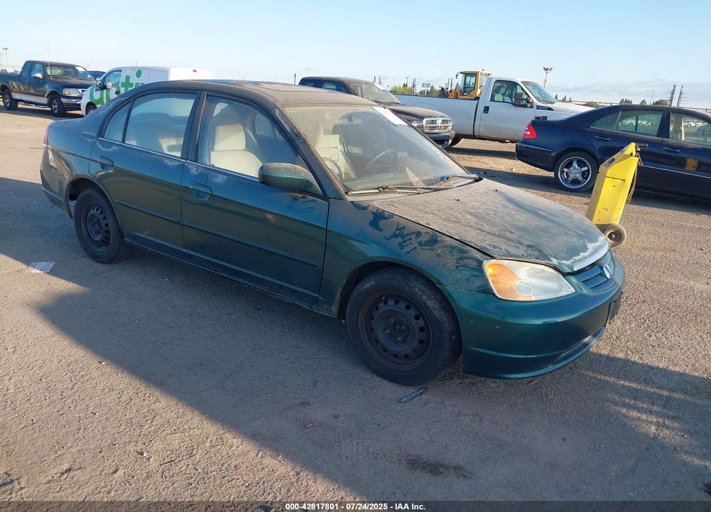 2001 HONDA CIVIC EX VIN: 2HGES26701H610303