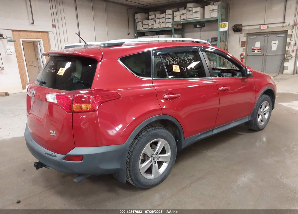 2015 TOYOTA RAV4 XLE VIN: 2T3RFREV9FW323000