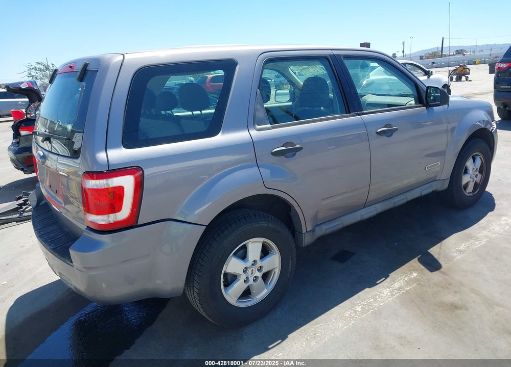 2008 FORD ESCAPE XLS/XLS MANUAL VIN: 1FMCU02Z18KC67656