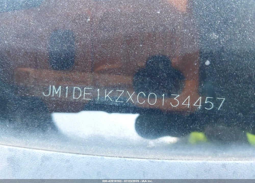 2012 MAZDA 2 VIN: JM1DE1KZXC0134457
