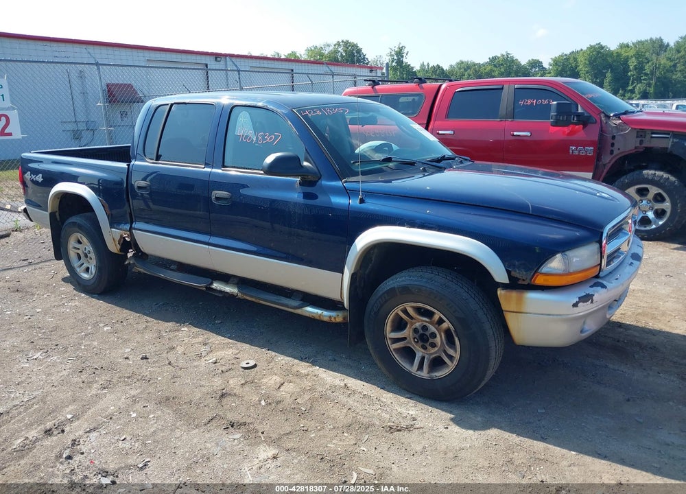 2003 DODGE DAKOTA VIN: 1D7HG48N33S184726