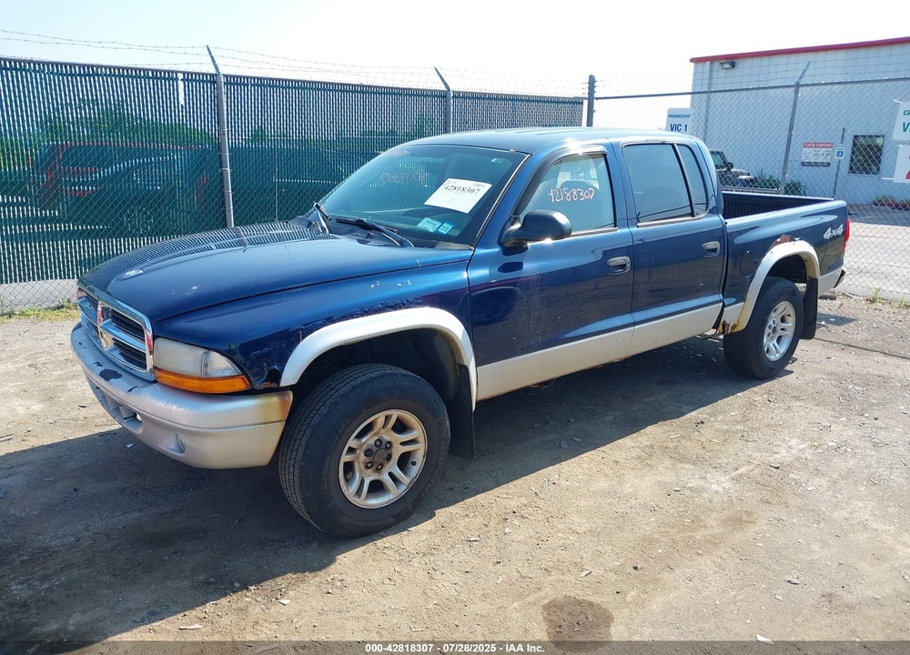 2003 DODGE DAKOTA VIN: 1D7HG48N33S184726
