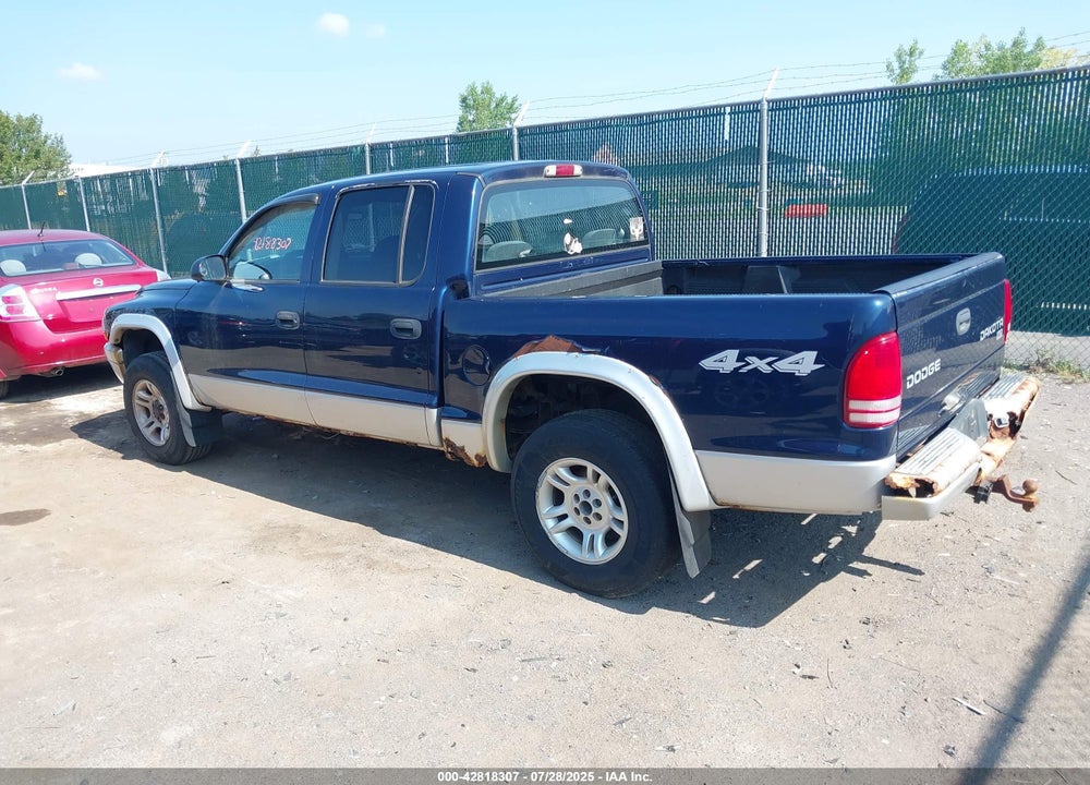 2003 DODGE DAKOTA VIN: 1D7HG48N33S184726