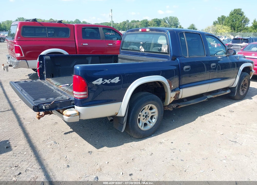 2003 DODGE DAKOTA VIN: 1D7HG48N33S184726