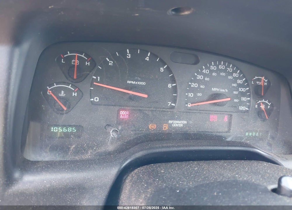 2003 DODGE DAKOTA VIN: 1D7HG48N33S184726