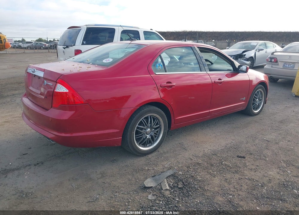 2011 FORD FUSION HYBRID VIN: 3FADP0L39BR343174