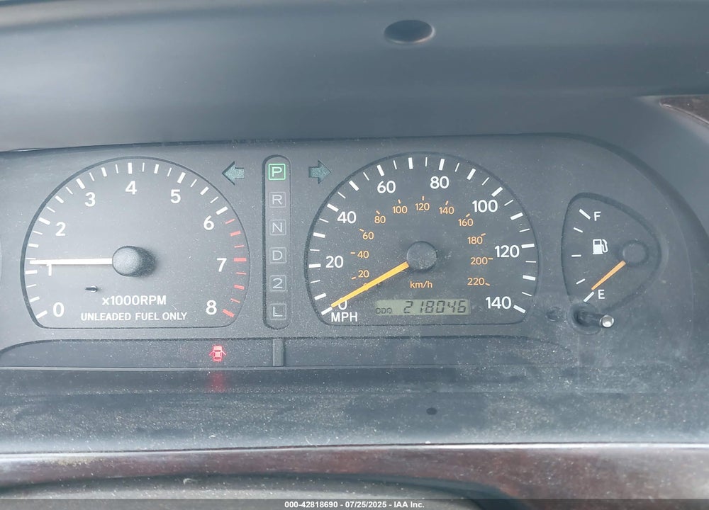 1998 TOYOTA AVALON VIN: 4T1BF18B9WU242043