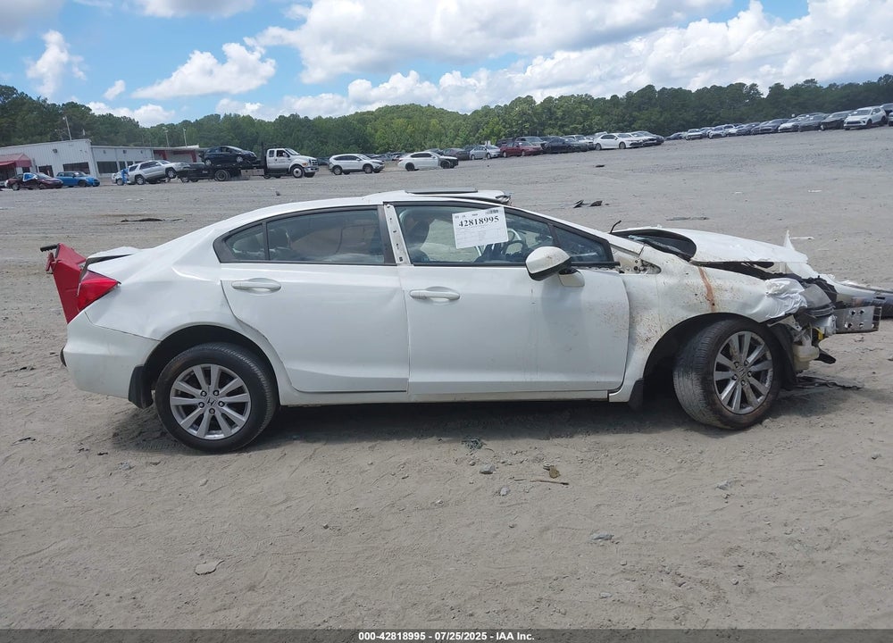 2012 HONDA CIVIC VIN: 19XFB2F97CE071343