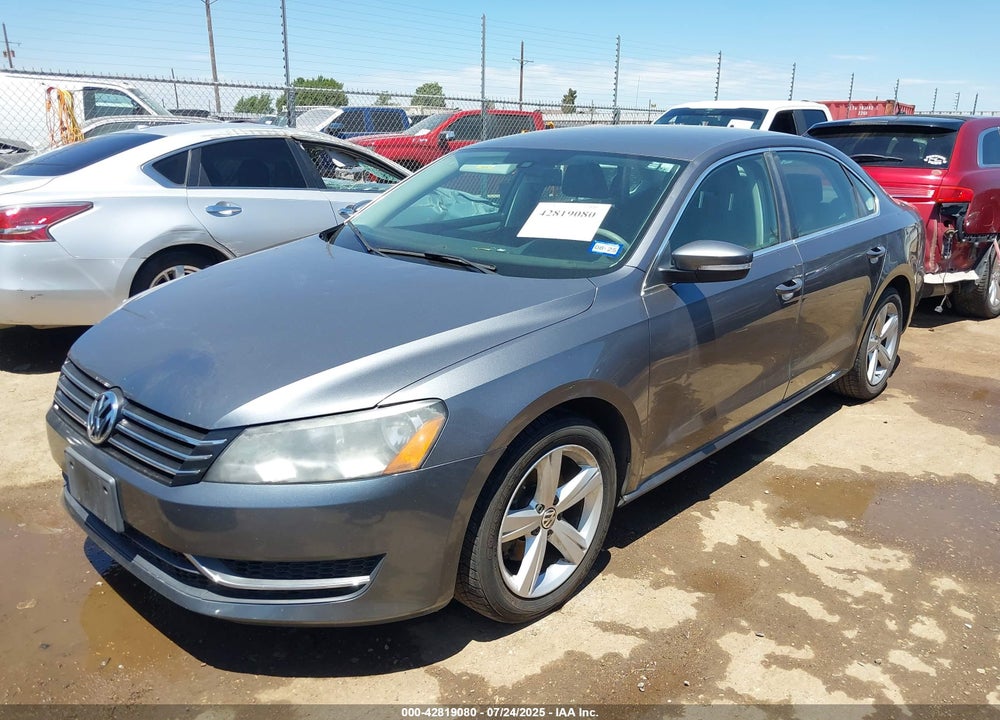 2013 VOLKSWAGEN PASSAT VIN: 1VWBH7A37DC012442