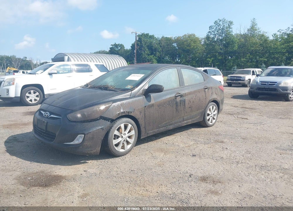 2012 HYUNDAI ACCENT VIN: KMHCU4AE5CU040361