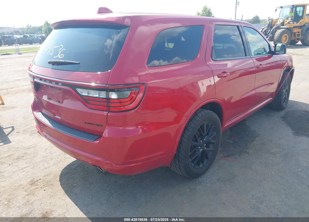 2016 DODGE DURANGO VIN: 1C4RDJDG8GC396874