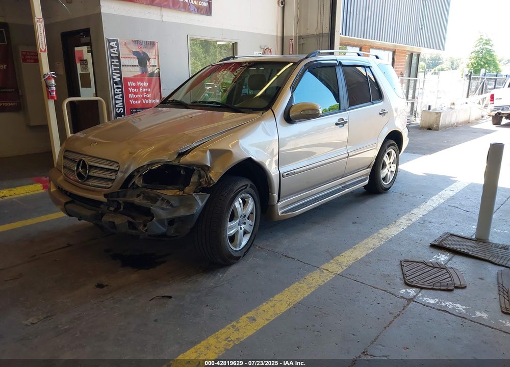 2005 MERCEDES-BENZ ML 350 4MATIC VIN: 4JGAB57E95A541672