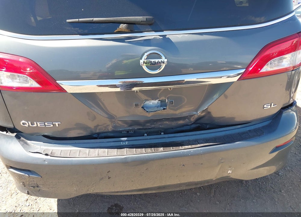 2012 NISSAN QUEST VIN: JN8AE2KP5C9036136