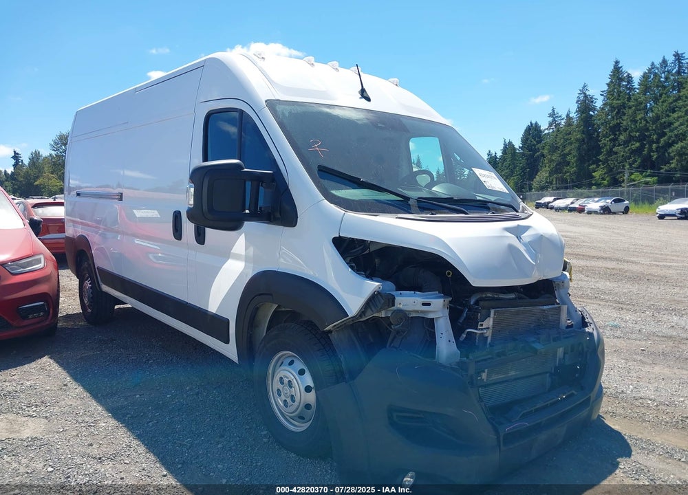 2024 RAM PROMASTER 2500 TRADESMAN HIGH ROOF 159 WB W/PASS SEAT VIN: 3C6LRVDG4RE121309