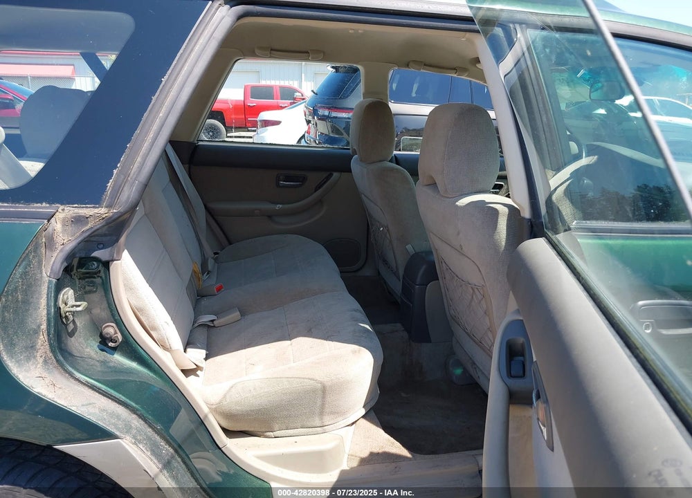 2001 SUBARU OUTBACK VIN: 4S3BH665117659477