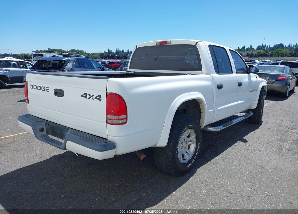 2002 DODGE DAKOTA VIN: 1B7HG38N42S709487
