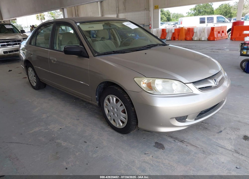 2005 HONDA CIVIC LX VIN: 2HGES16545H514592