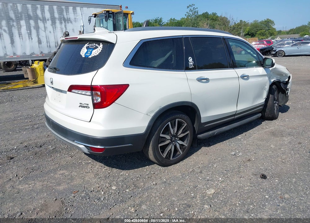 2019 HONDA PILOT VIN: 5FNYF6H0XKB026635