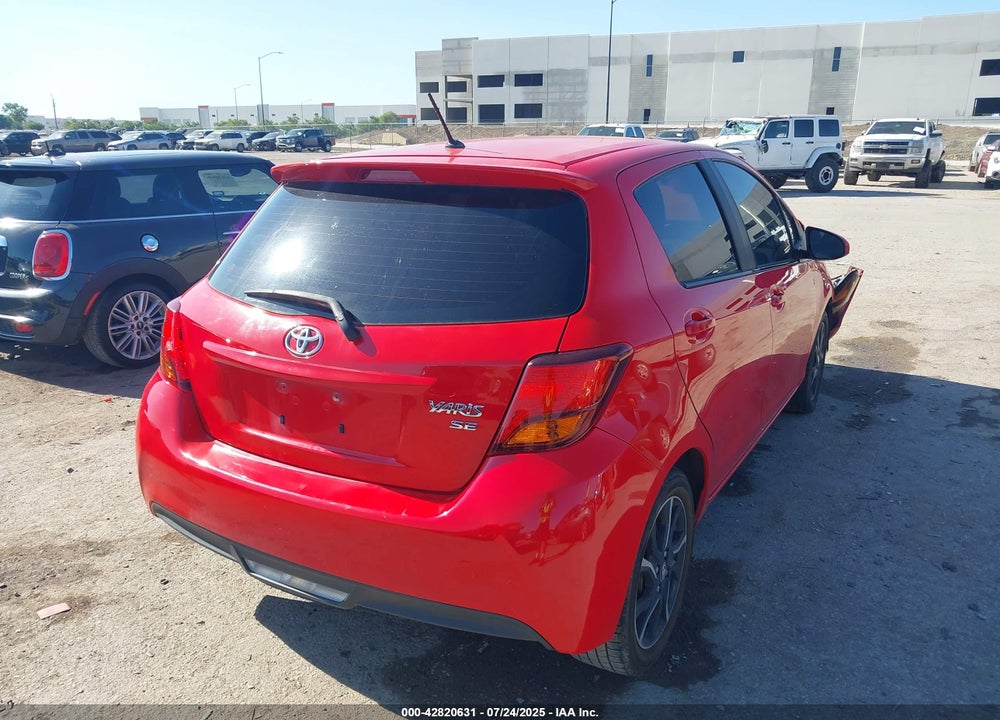 2015 TOYOTA YARIS VIN: VNKKTUD39FA049221