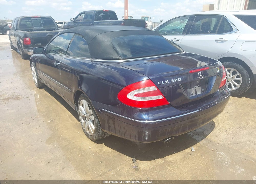 2005 MERCEDES-BENZ CLK 320 VIN: WDBTK65J25F163585