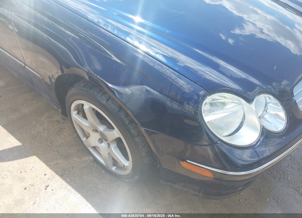 2005 MERCEDES-BENZ CLK 320 VIN: WDBTK65J25F163585