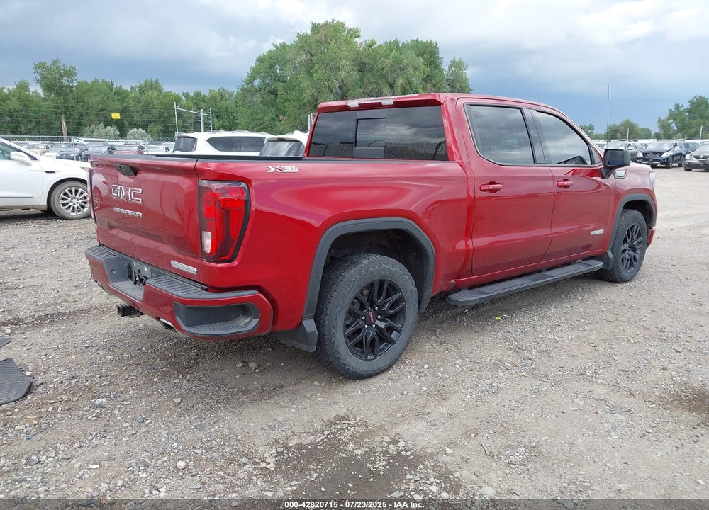 2021 GMC SIERRA 1500 4WD SHORT BOX ELEVATION/4WD STANDARD BOX ELEVATION VIN: 3GTU9CED0MG158277