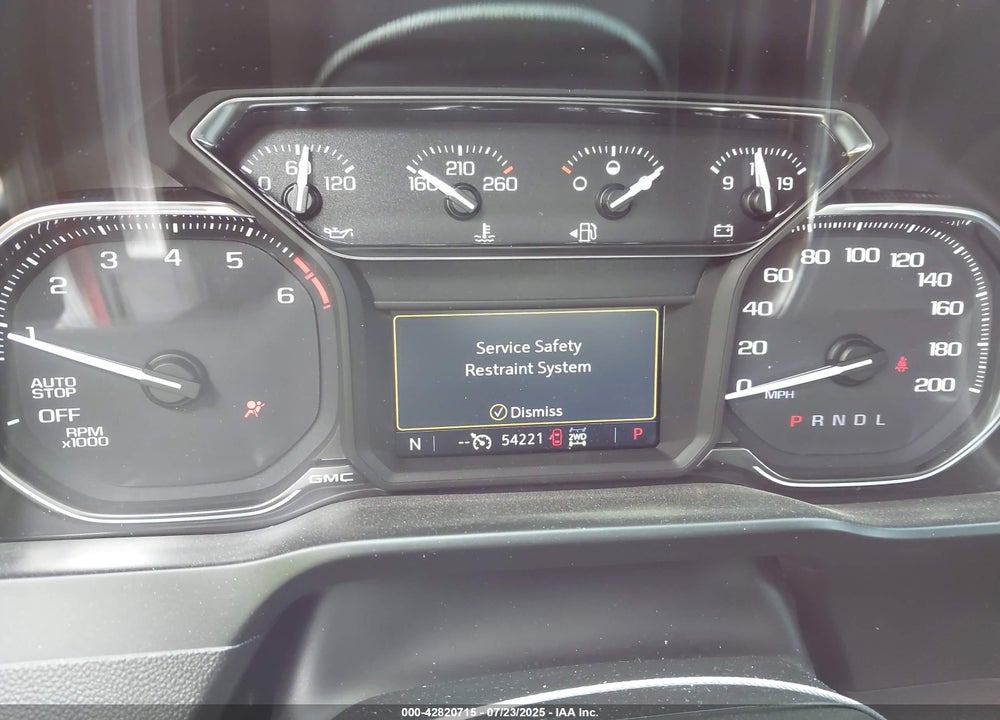2021 GMC SIERRA 1500 4WD SHORT BOX ELEVATION/4WD STANDARD BOX ELEVATION VIN: 3GTU9CED0MG158277
