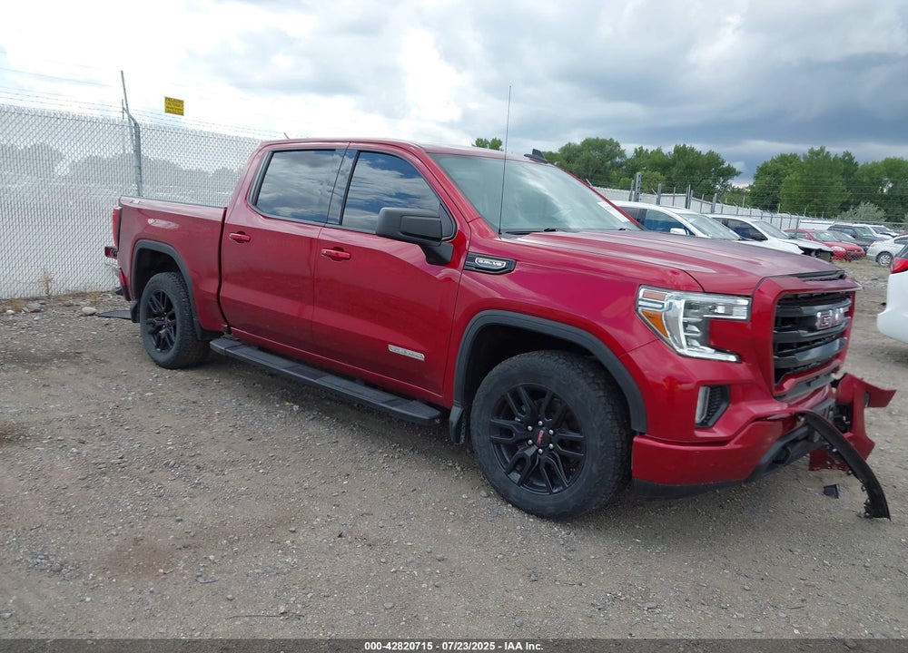 2021 GMC SIERRA 1500 4WD SHORT BOX ELEVATION/4WD STANDARD BOX ELEVATION VIN: 3GTU9CED0MG158277