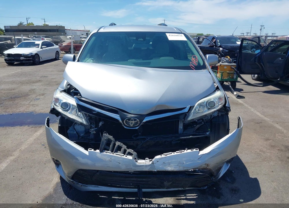 2018 TOYOTA SIENNA LE 8 PASSENGER VIN: 5TDKZ3DC3JS908591