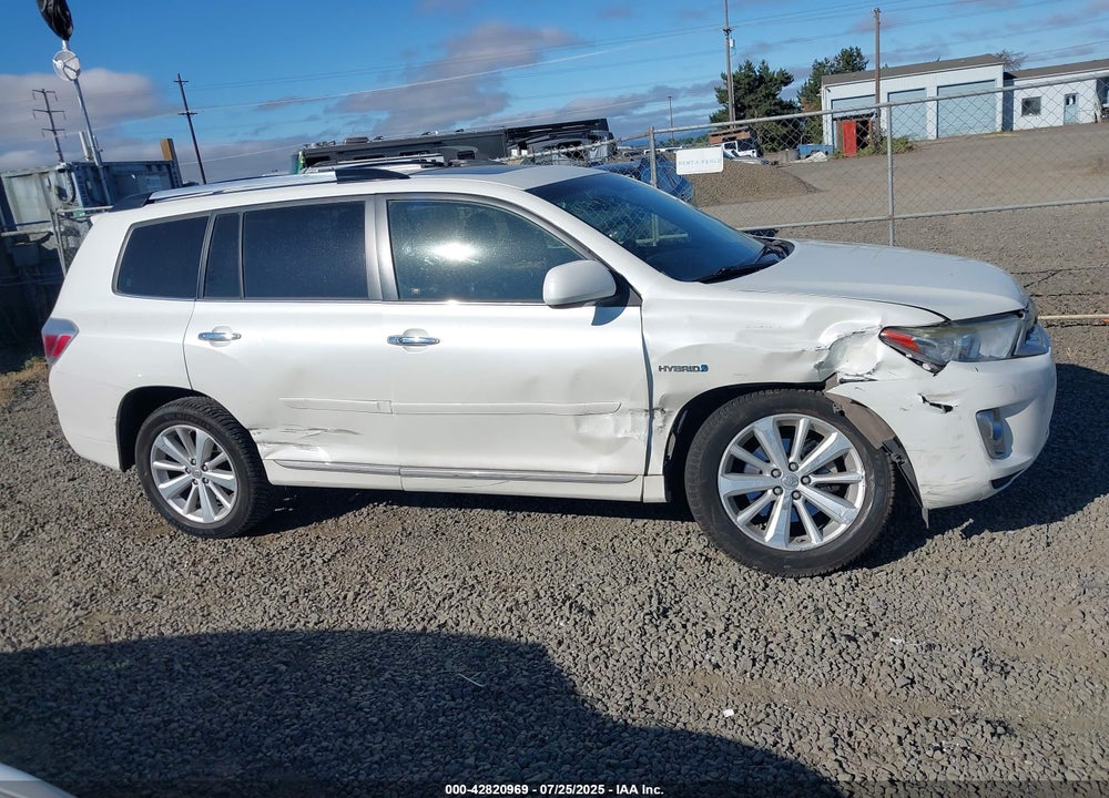 2013 TOYOTA HIGHLANDER HYBRID VIN: JTEDC3EHXD2016981