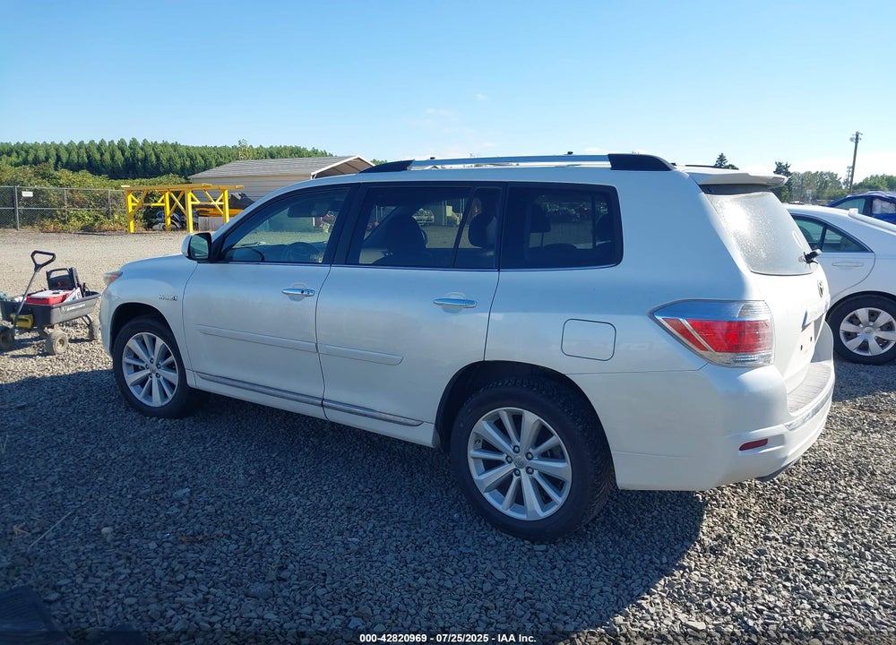 2013 TOYOTA HIGHLANDER HYBRID VIN: JTEDC3EHXD2016981
