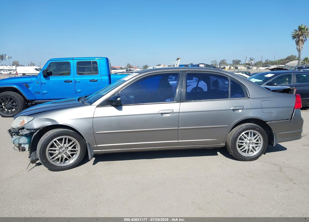 2005 HONDA CIVIC LX VIN: JHMES16595S007547