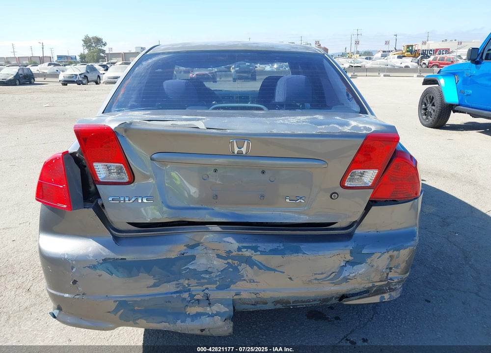 2005 HONDA CIVIC LX VIN: JHMES16595S007547