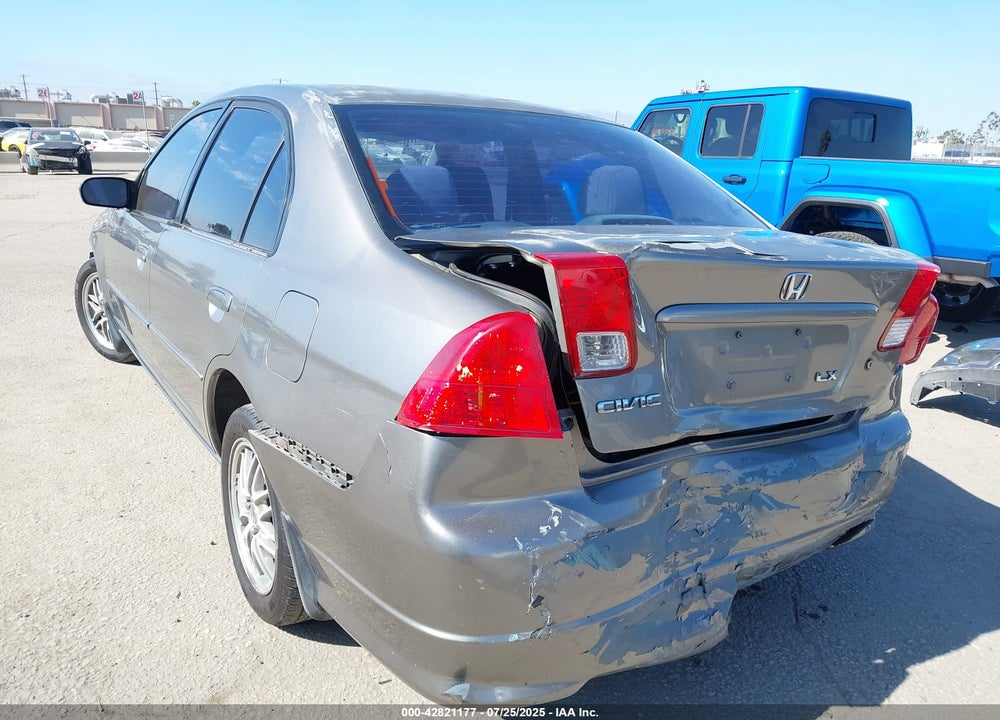 2005 HONDA CIVIC LX VIN: JHMES16595S007547