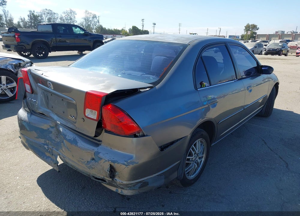 2005 HONDA CIVIC LX VIN: JHMES16595S007547