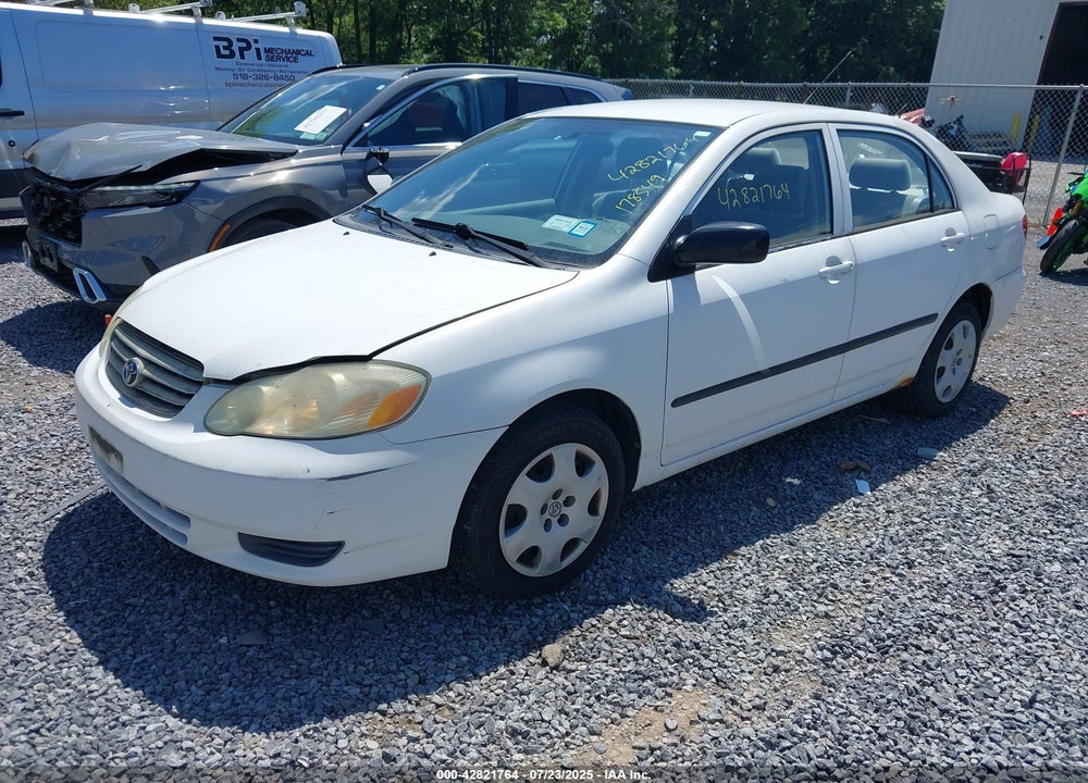2003 TOYOTA COROLLA CE VIN: JTDBR32E630007760