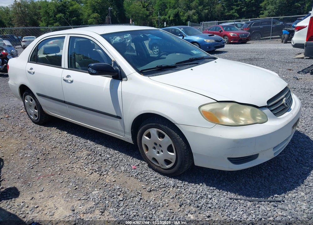 2003 TOYOTA COROLLA CE VIN: JTDBR32E630007760