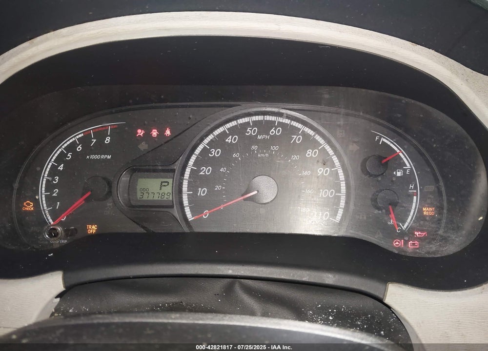 2012 TOYOTA SIENNA BASE V6 7 PASSENGER VIN: 5TDZK3DC6CS258225