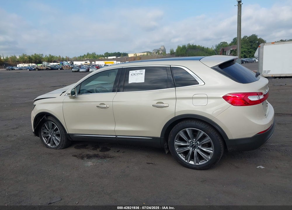 2016 LINCOLN MKX VIN: 2LMTJ8LP4GBL57708